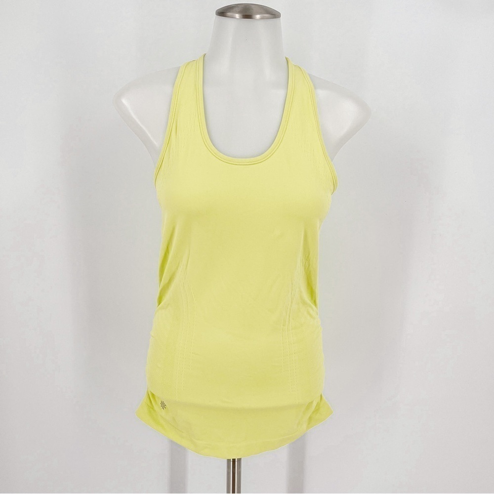 Athleta yellow workout tank top